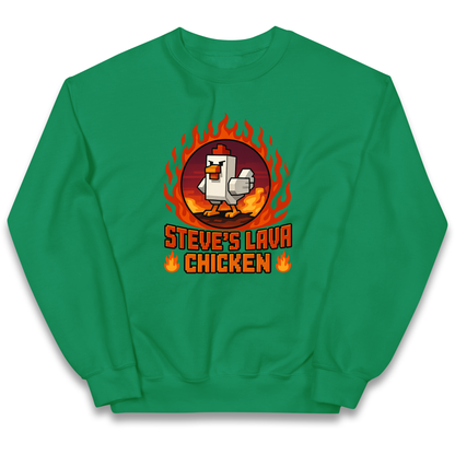 Steve's Lava Chicken Kids Jumper