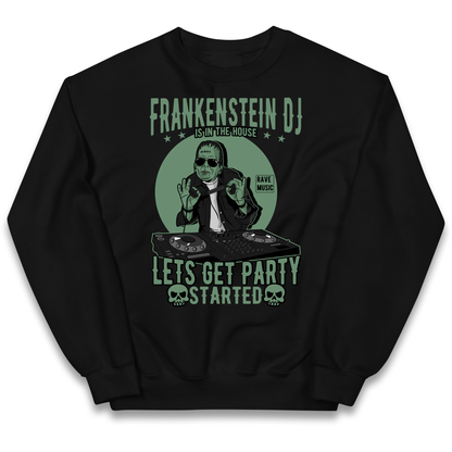 Frankenstein DJ kids sweatshirt