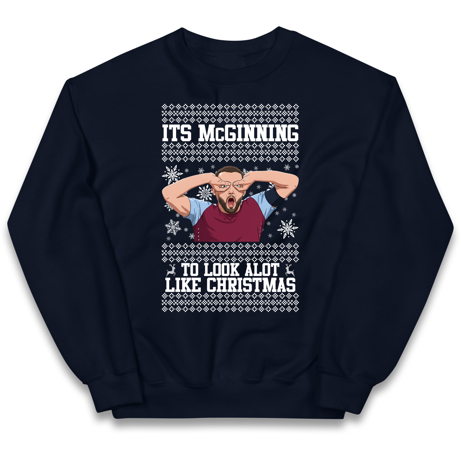 John McGinn Christmas Kids Jumper