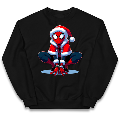 Spiderman Santa kids sweatshirt