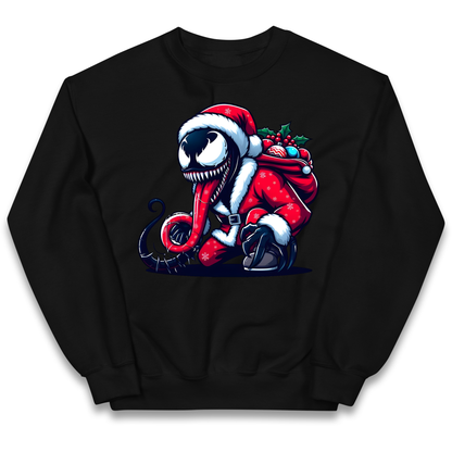 Venom Santa kids sweatshirt
