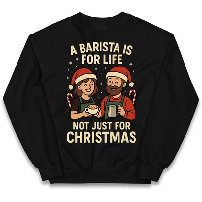 Barista Christmas Kids Jumper