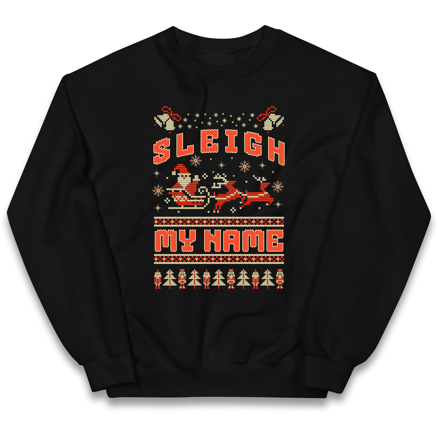 Sleigh My Name Christmas kids sweatshirt