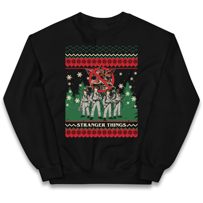 Stranger Things Demogorgon Christmas Kids Jumper