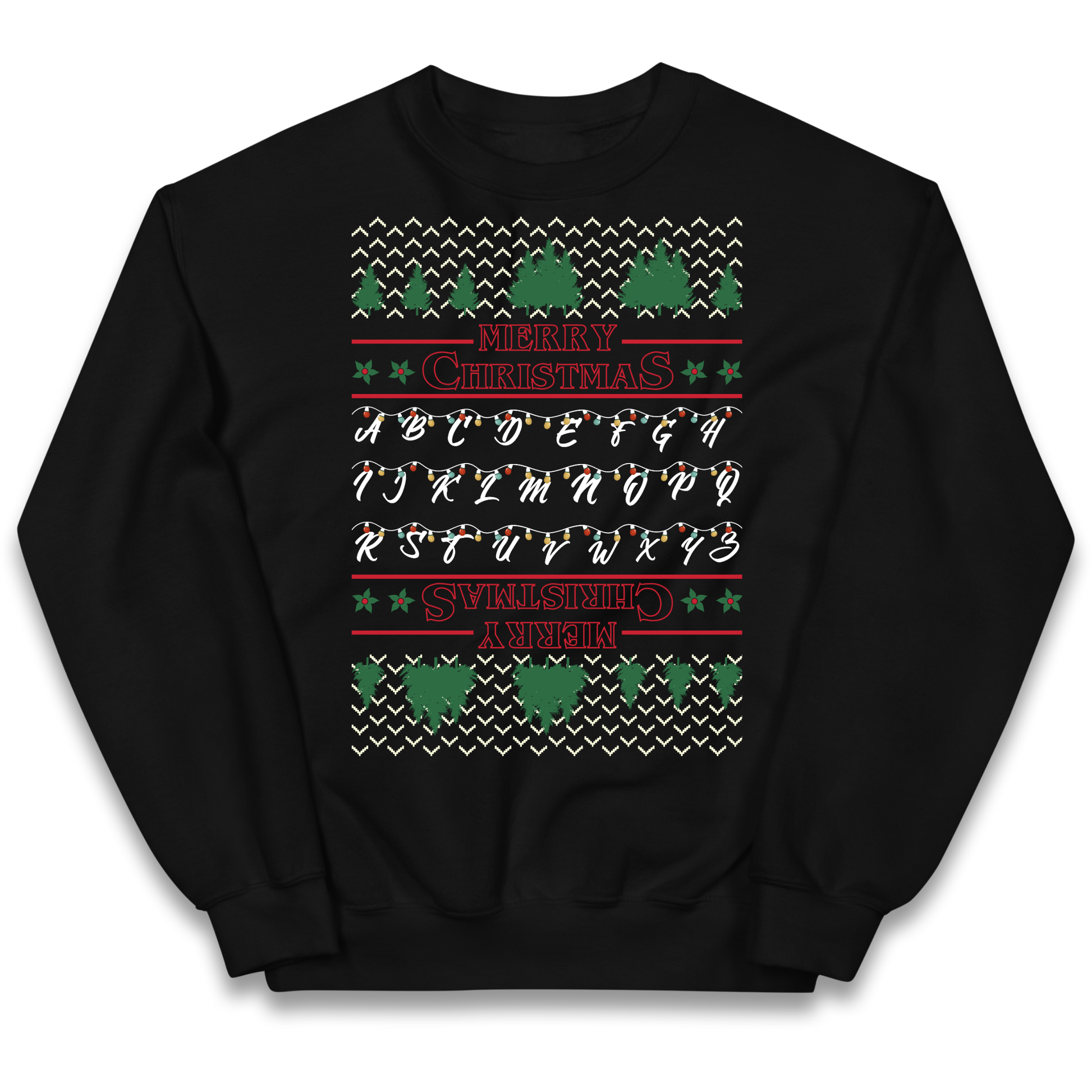 stranger things christmas jumper Kids Jumper