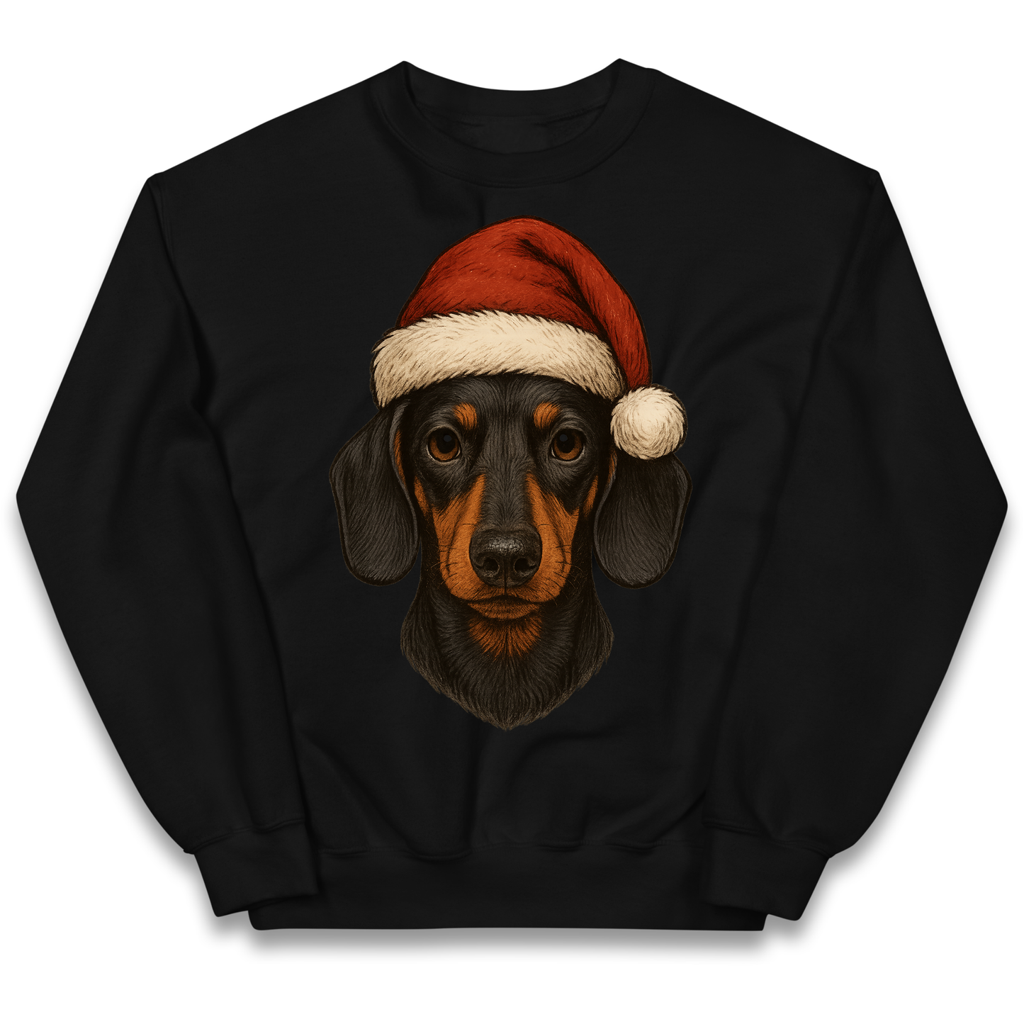 Sausage Dog Christmas Kids Jumper
