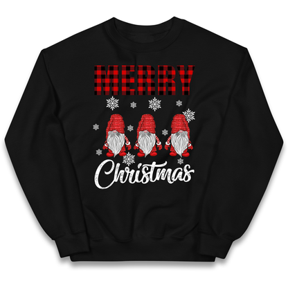Merry Knomes Christmas Kids Sweatshirt