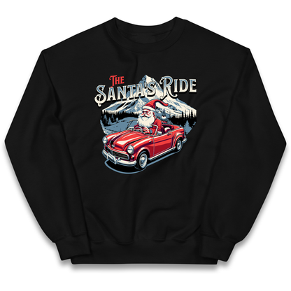 The Santas Ride Christmas kids sweatshirt