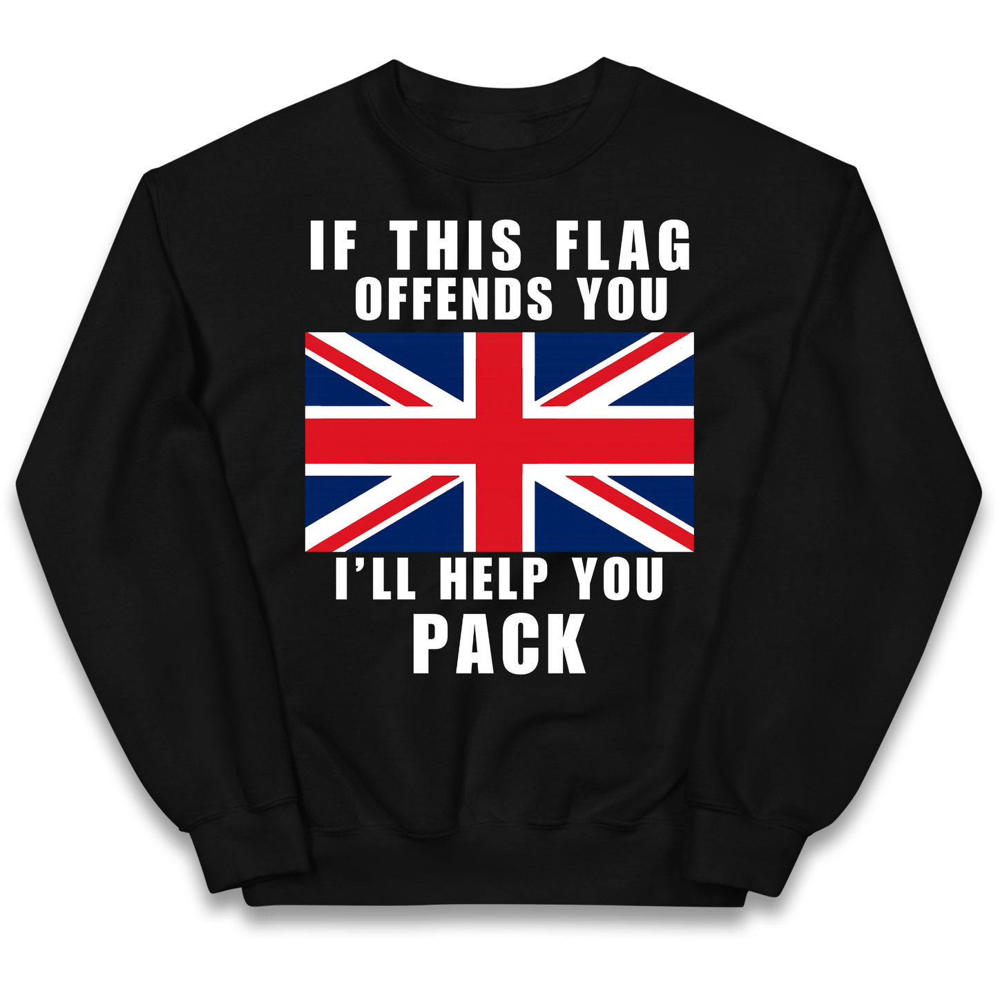 If This Flag Offends You I Will Help You Pack kids sweatshirt