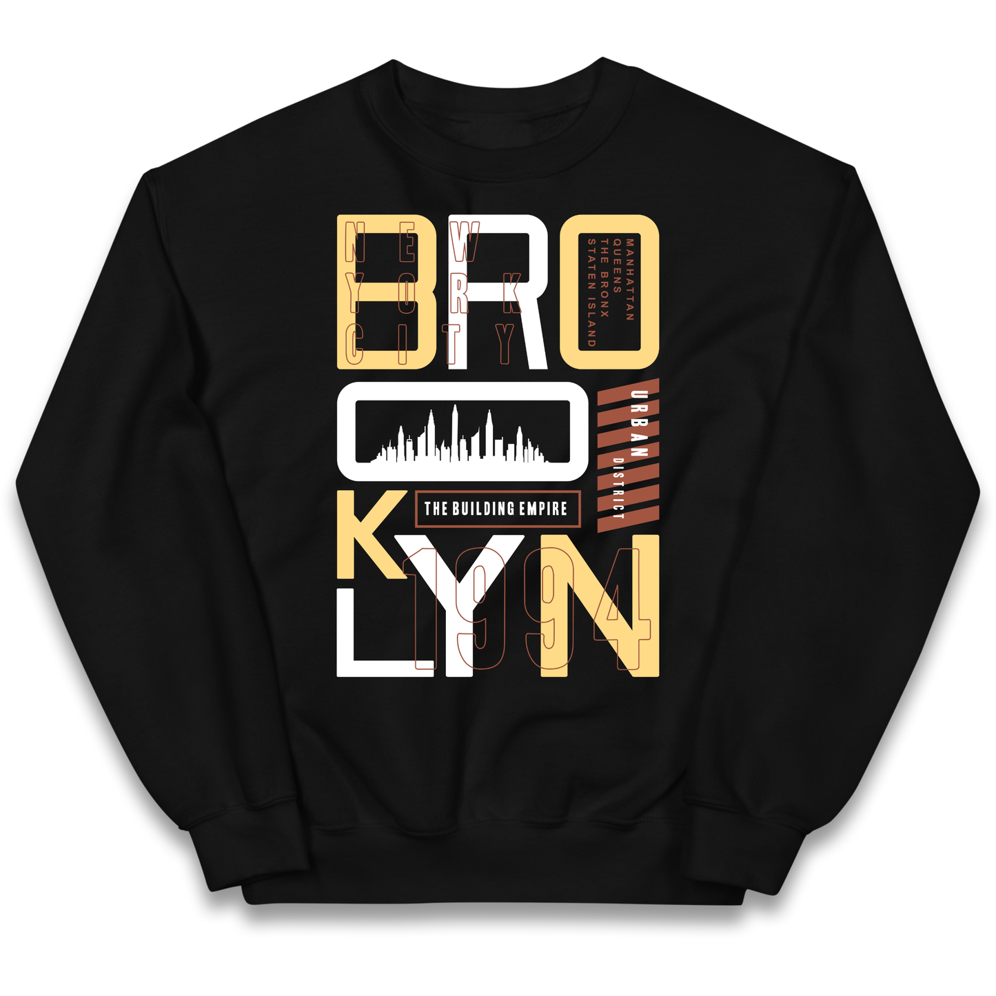 Brooklyn New York Urban District kids sweatshirt