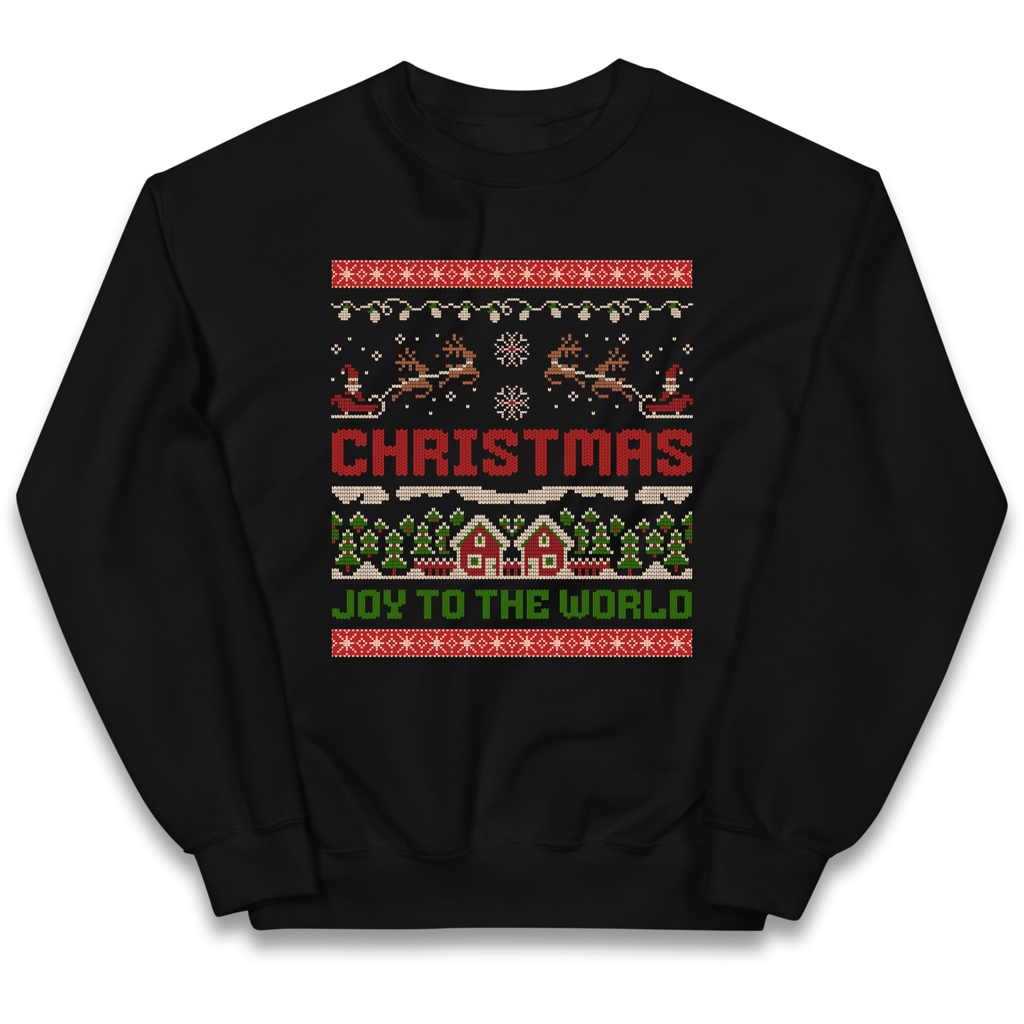 Christmas Joy to the World Christmas kids sweatshirt