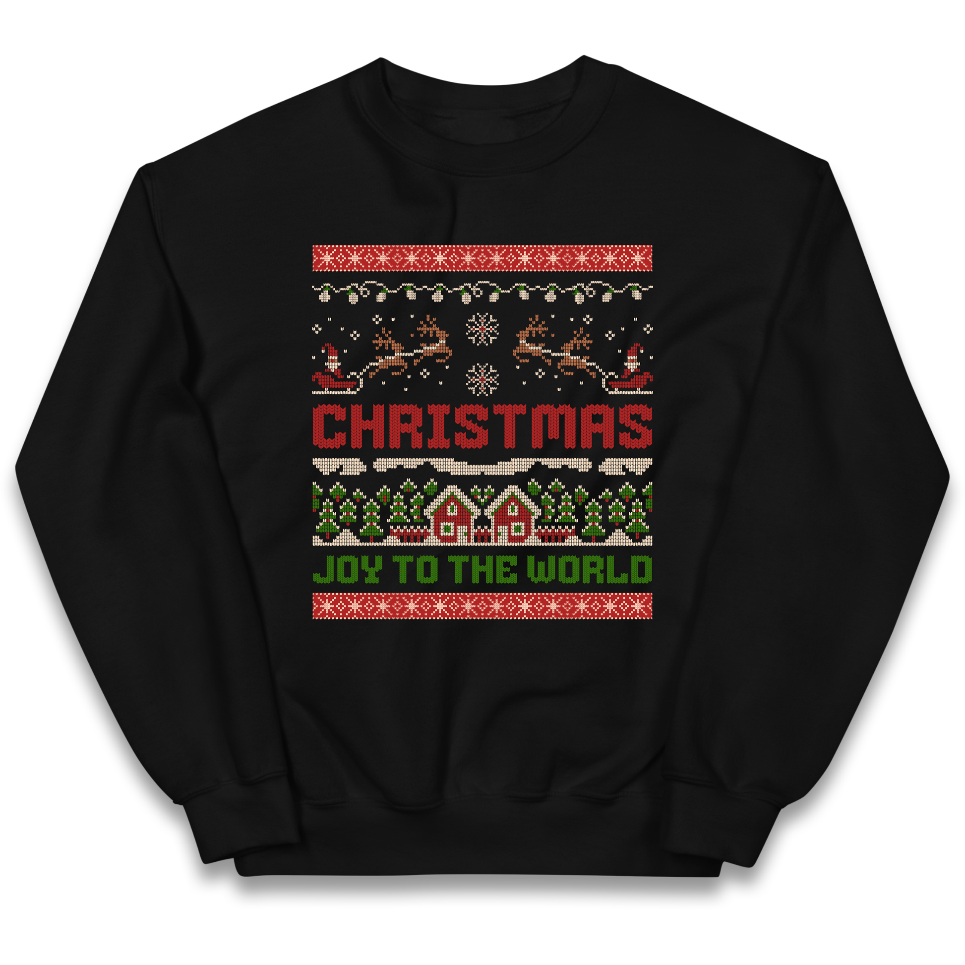 Christmas Joy to the World Christmas kids sweatshirt