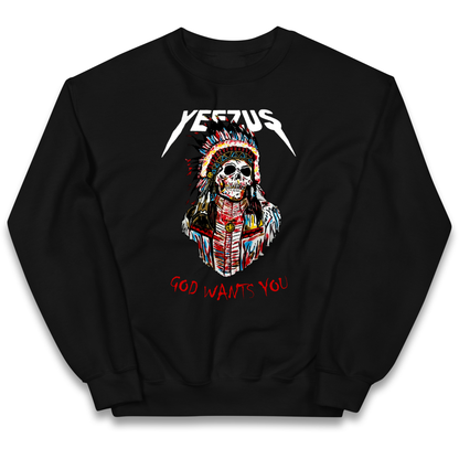 Yeezus God Wants You kids sweatshirt