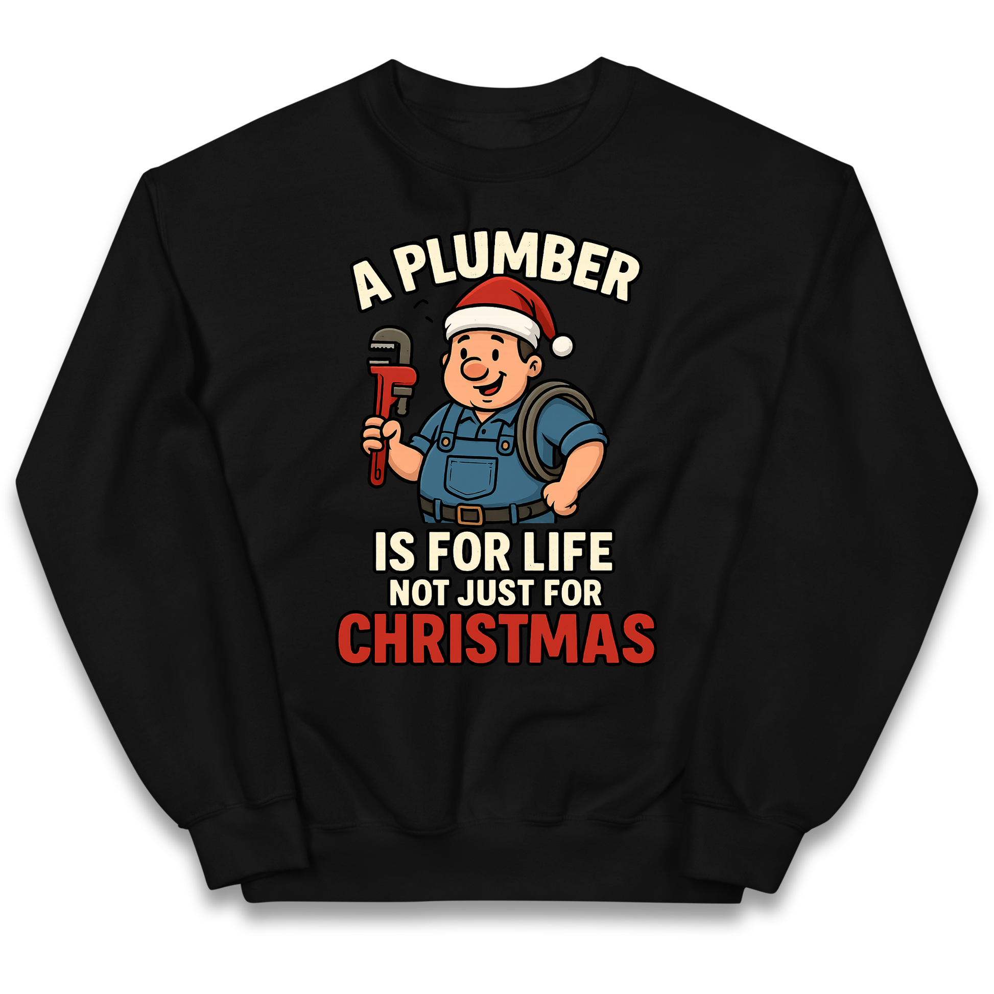 Plumber Christmas Kids Jumper