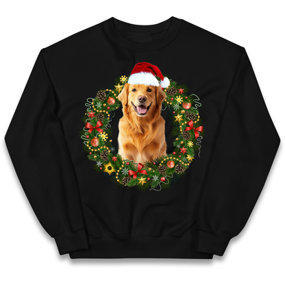 Dog Christmas kids sweatshirt