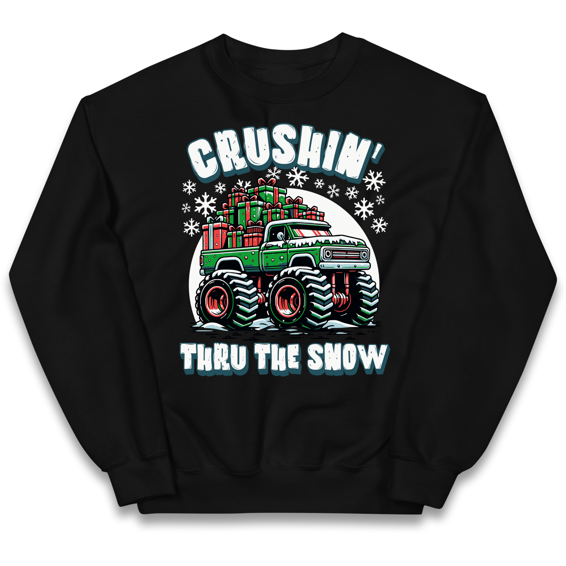 Crushin Thru The Snow kids sweatshirt
