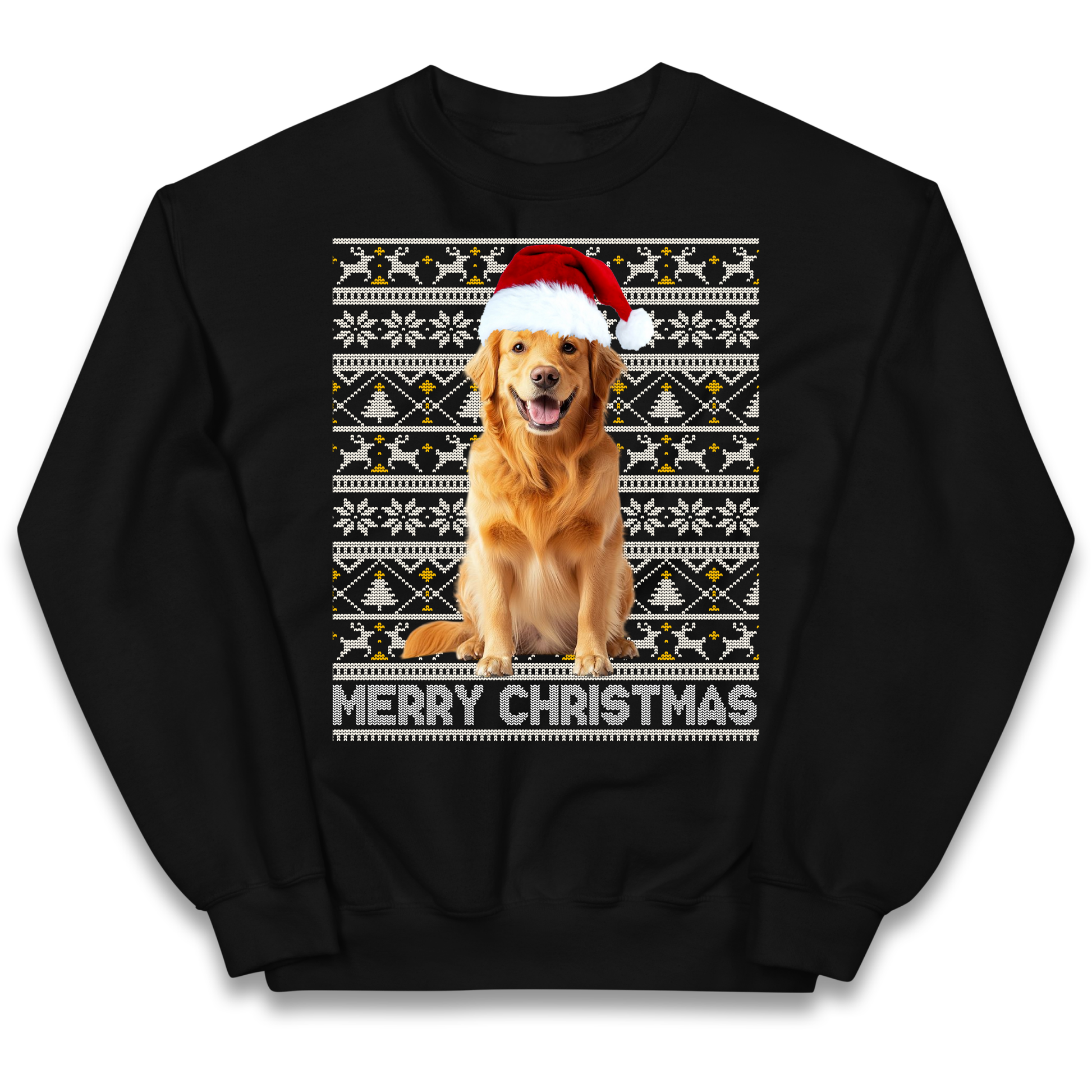 Merry Christmas Dog kids sweatshirt