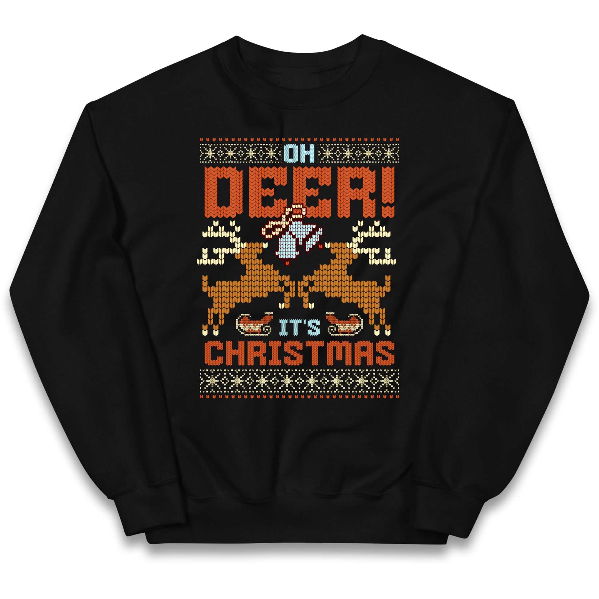 Oh Deer its Christmas kids sweatshirt