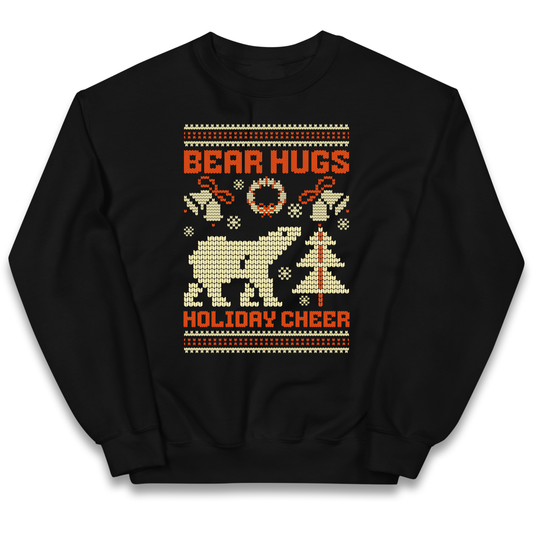 Bear Hugs Holiday Cheer kids sweatshirt