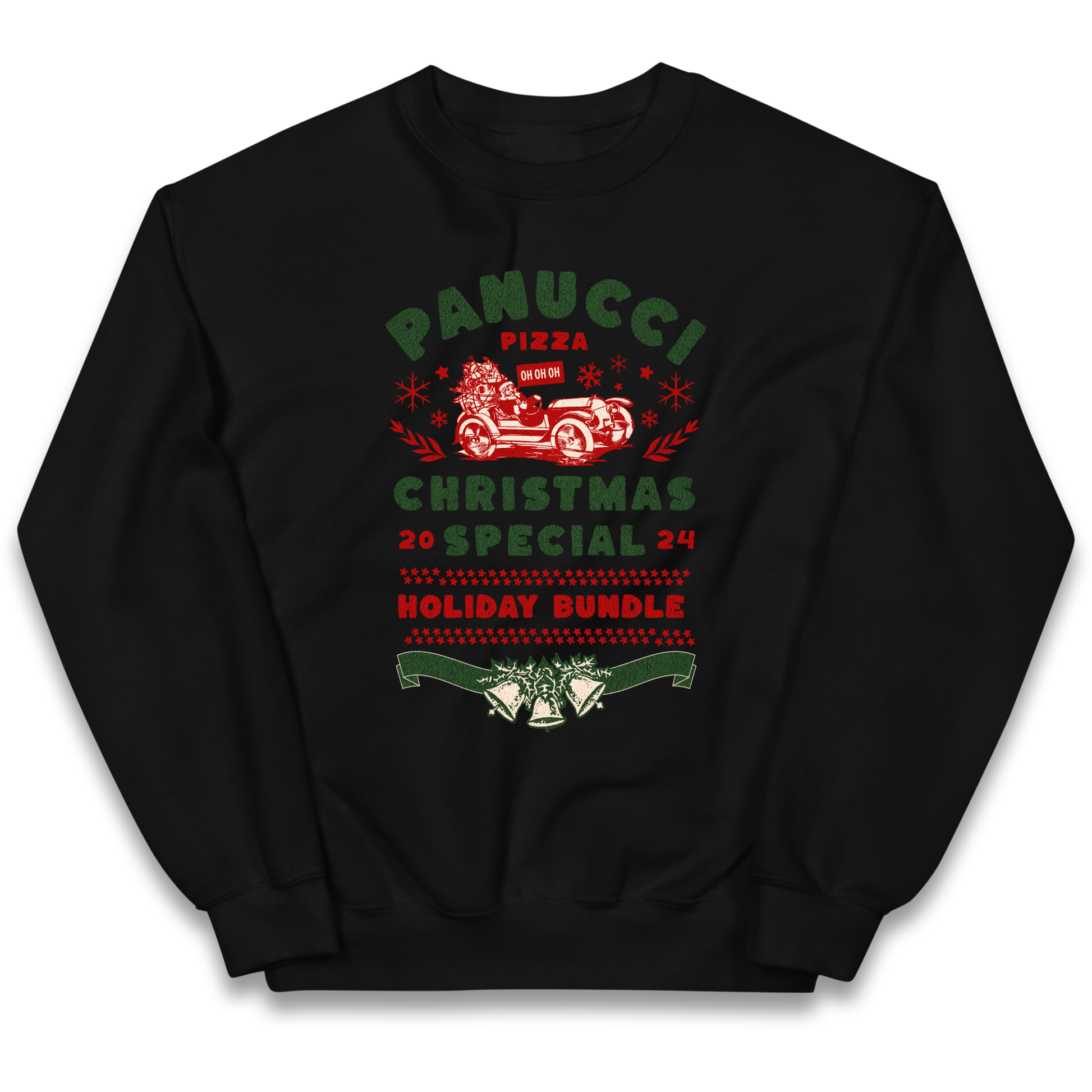 Panucci Pizza Christmas Special Christmas kids sweatshirt