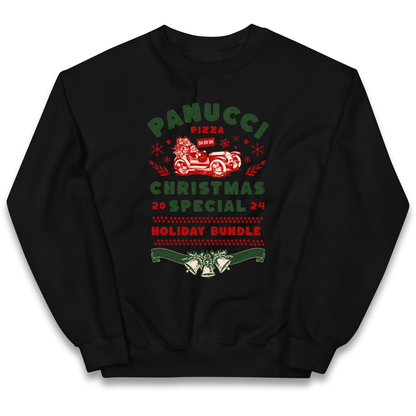 Panucci Pizza Christmas Special Christmas kids sweatshirt