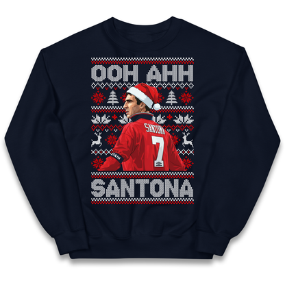 M'nchester United Christmas Kids Jumper