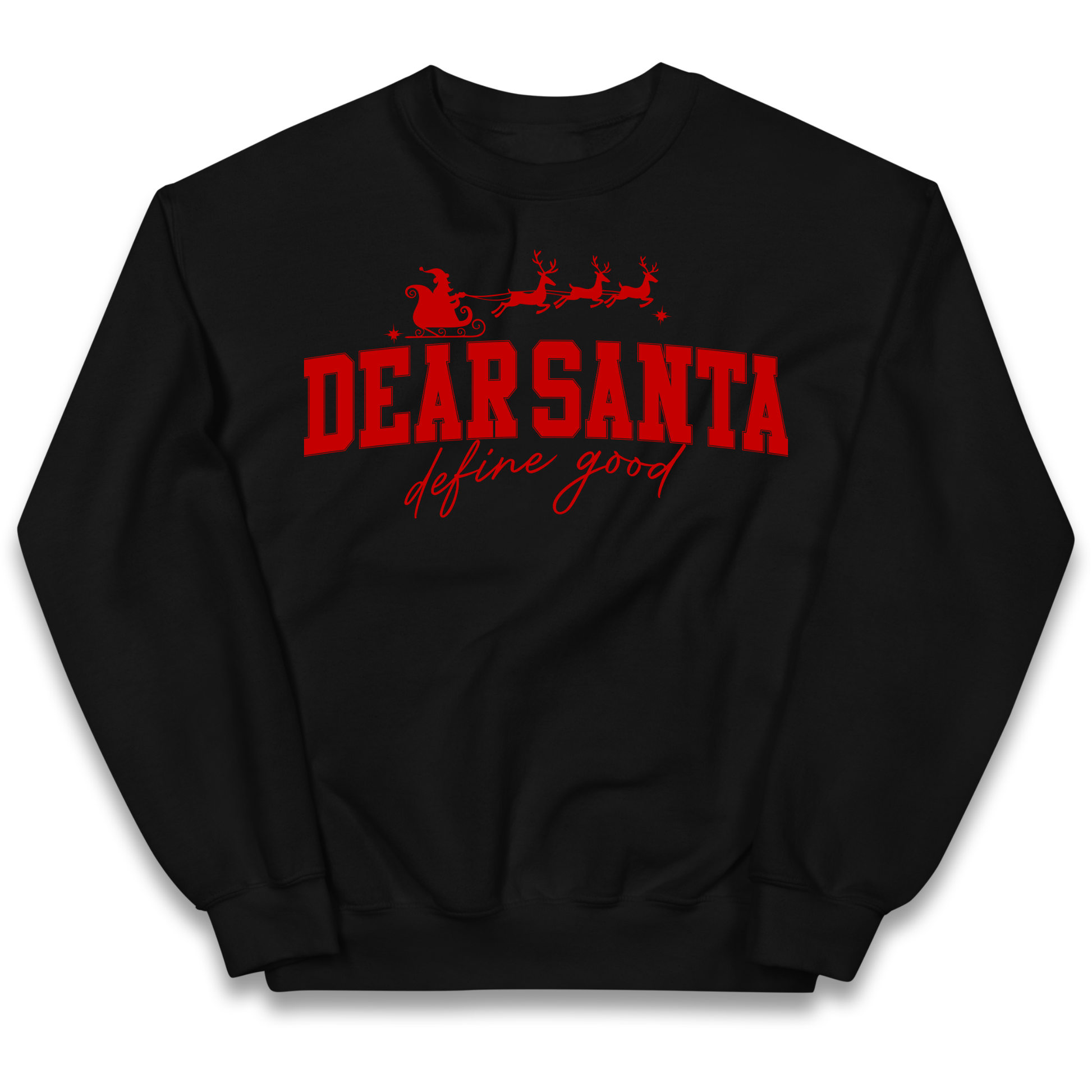 Dear Santa Christmas kids sweatshirt