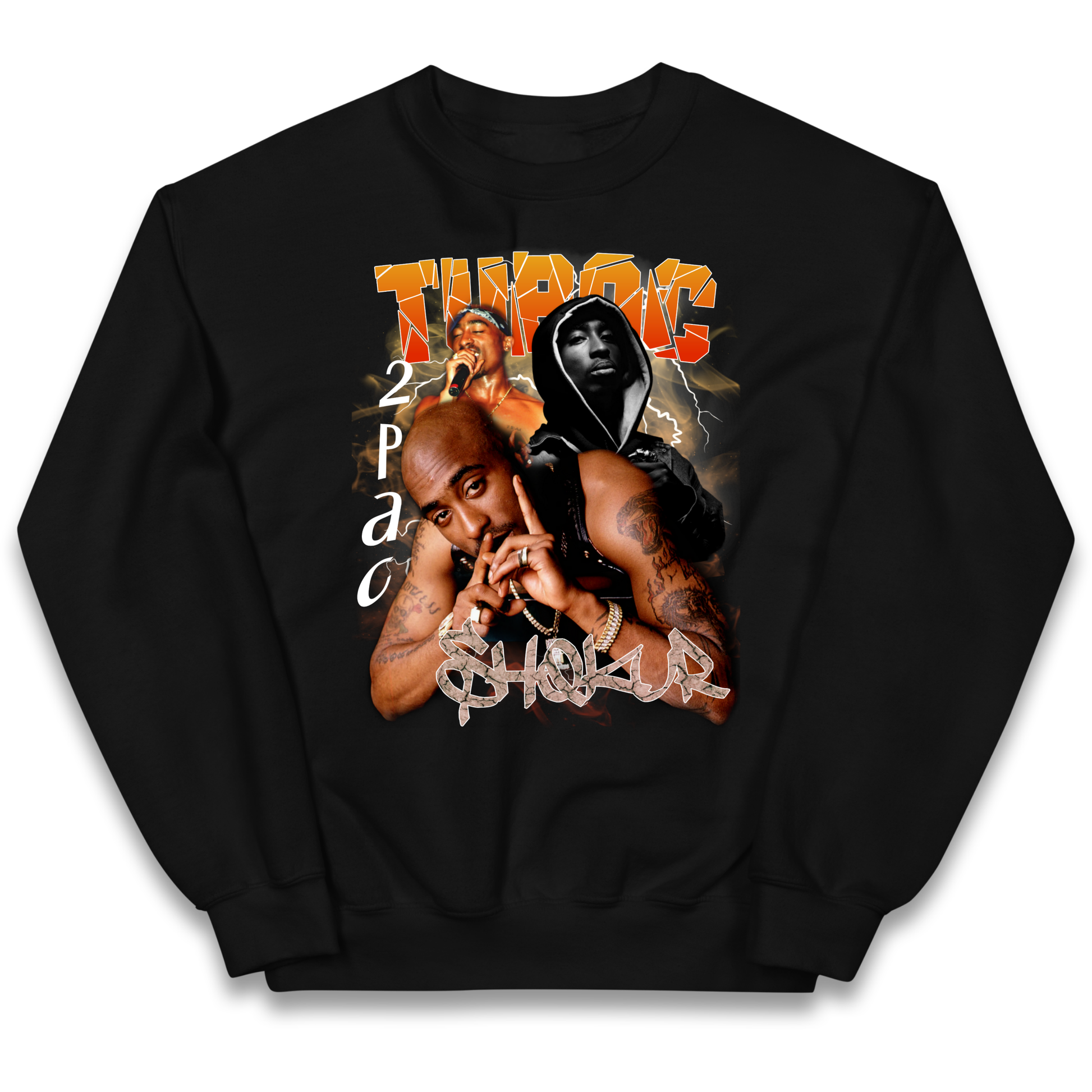 Tupac All Eyez On Me kids sweatshirt