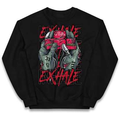 Inhale Exhale kids sweatshirt