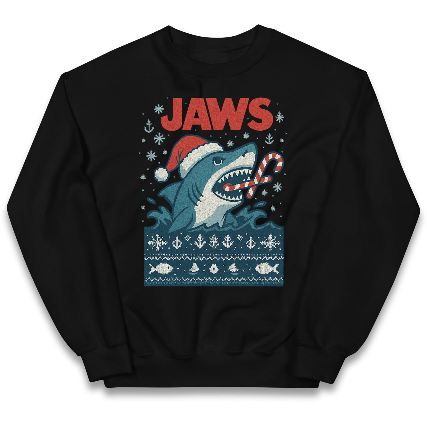 Jaws Christmas kids sweatshirt