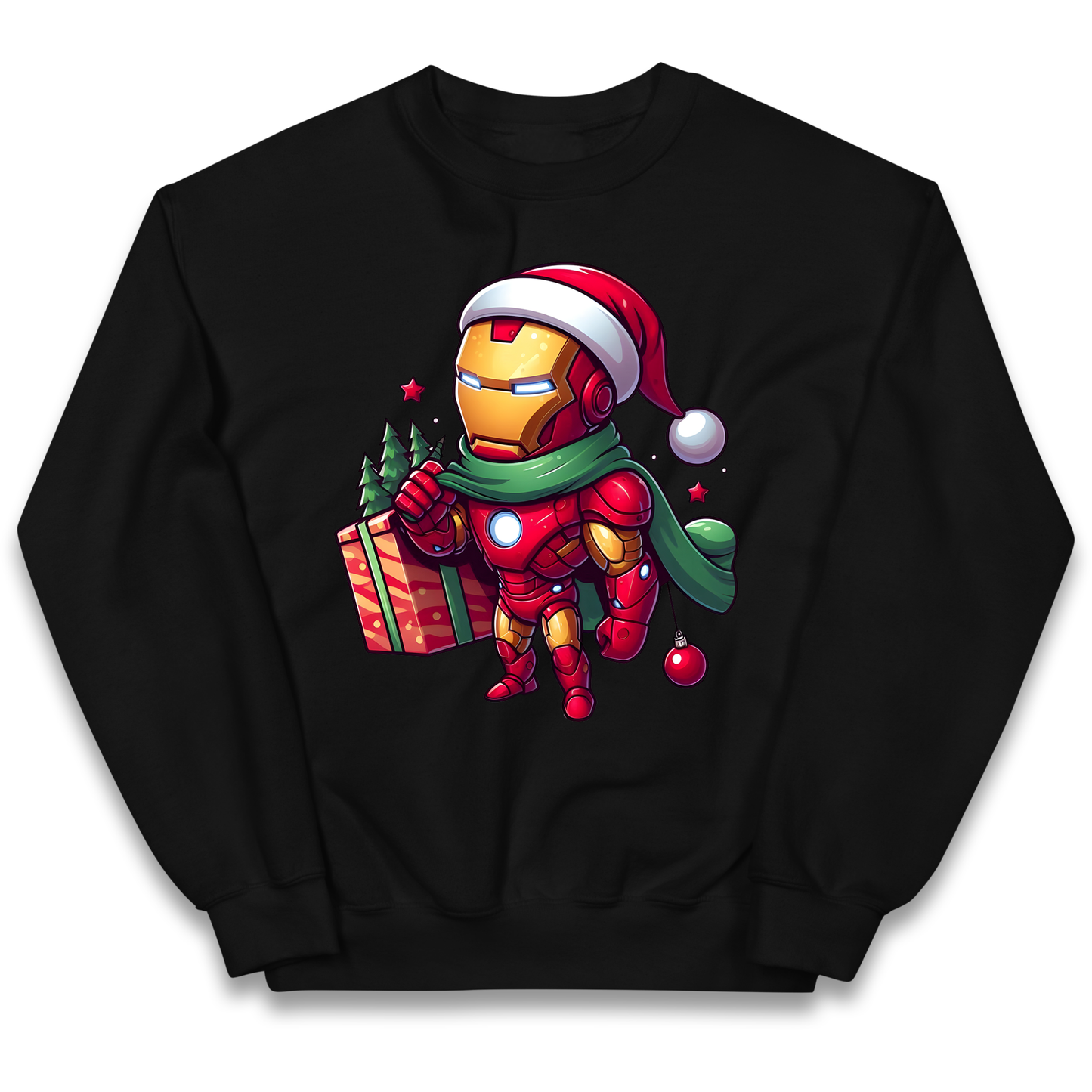 Ironman Santa kids sweatshirt