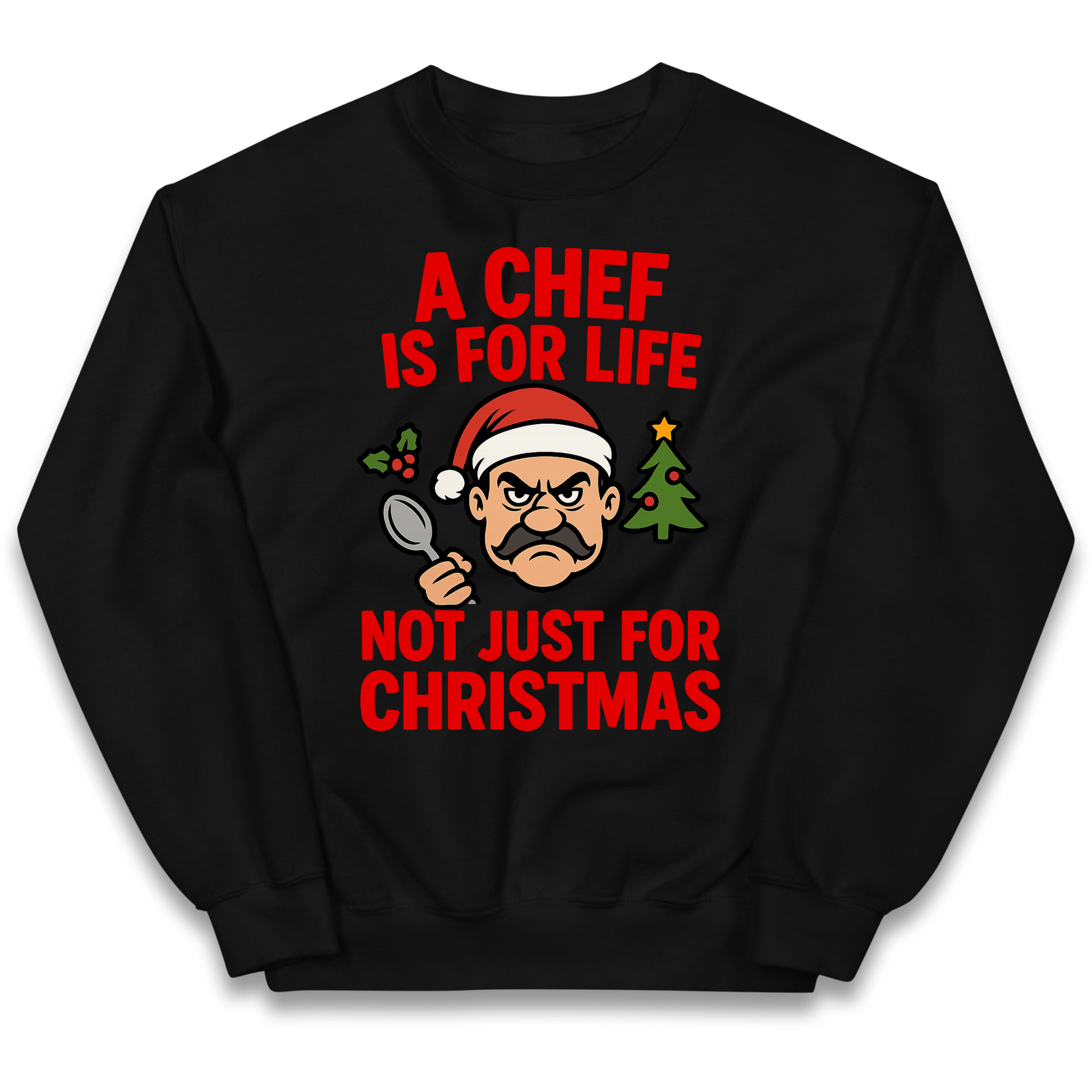 Chef Christmas Kids Jumper