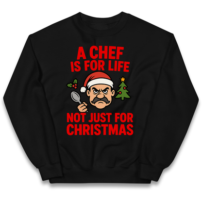 Chef Christmas Kids Jumper