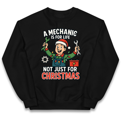 Mechanic Christmas Kids Jumper