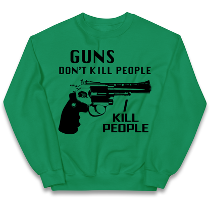 Guns Don’t Kill People Kids Jumper 