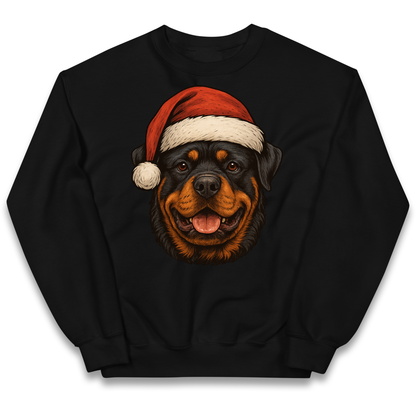 Rottweiler Christmas Kids Jumper