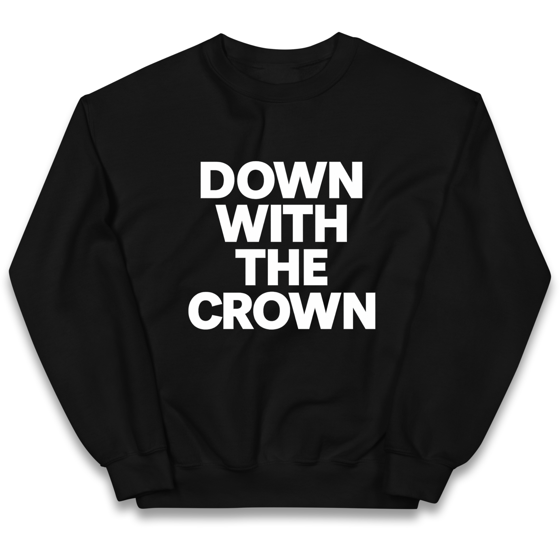 DOWN WITH THE CROWN kids sweatshirt