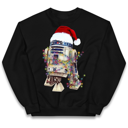 R2D2 Christmas Santa Christmas kids sweatshirt