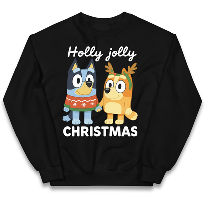 Kids Bluey Christmas Sweater