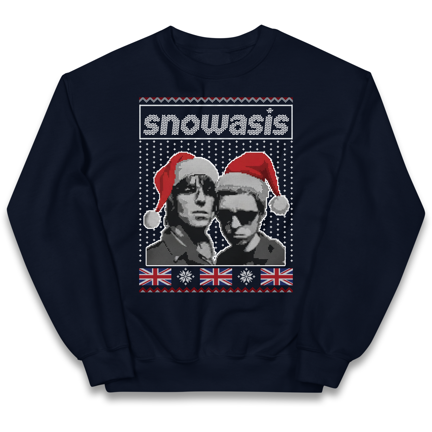 Snowasis Union Jack Christmas Kids Jumper