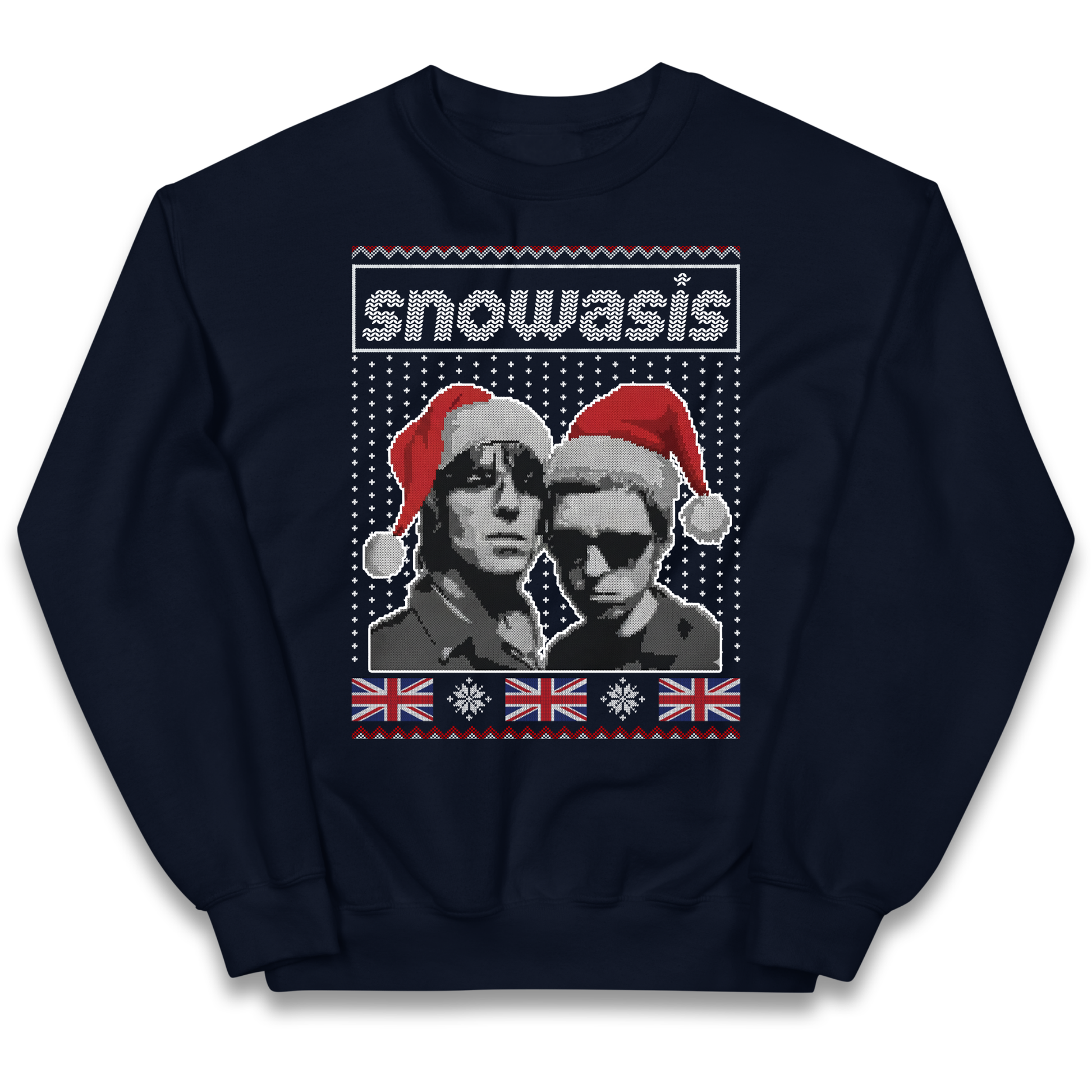 Snowasis Union Jack Christmas Kids Jumper