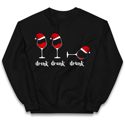 Drink Drank Drunk Kids Sweatshirt