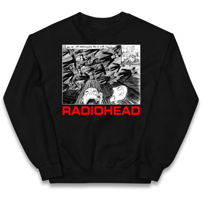 Radiohead We Are Not Screaming kids sweatshirt