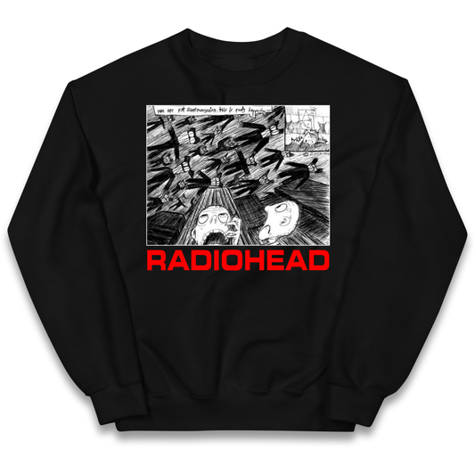 Radiohead We Are Not Screaming kids sweatshirt