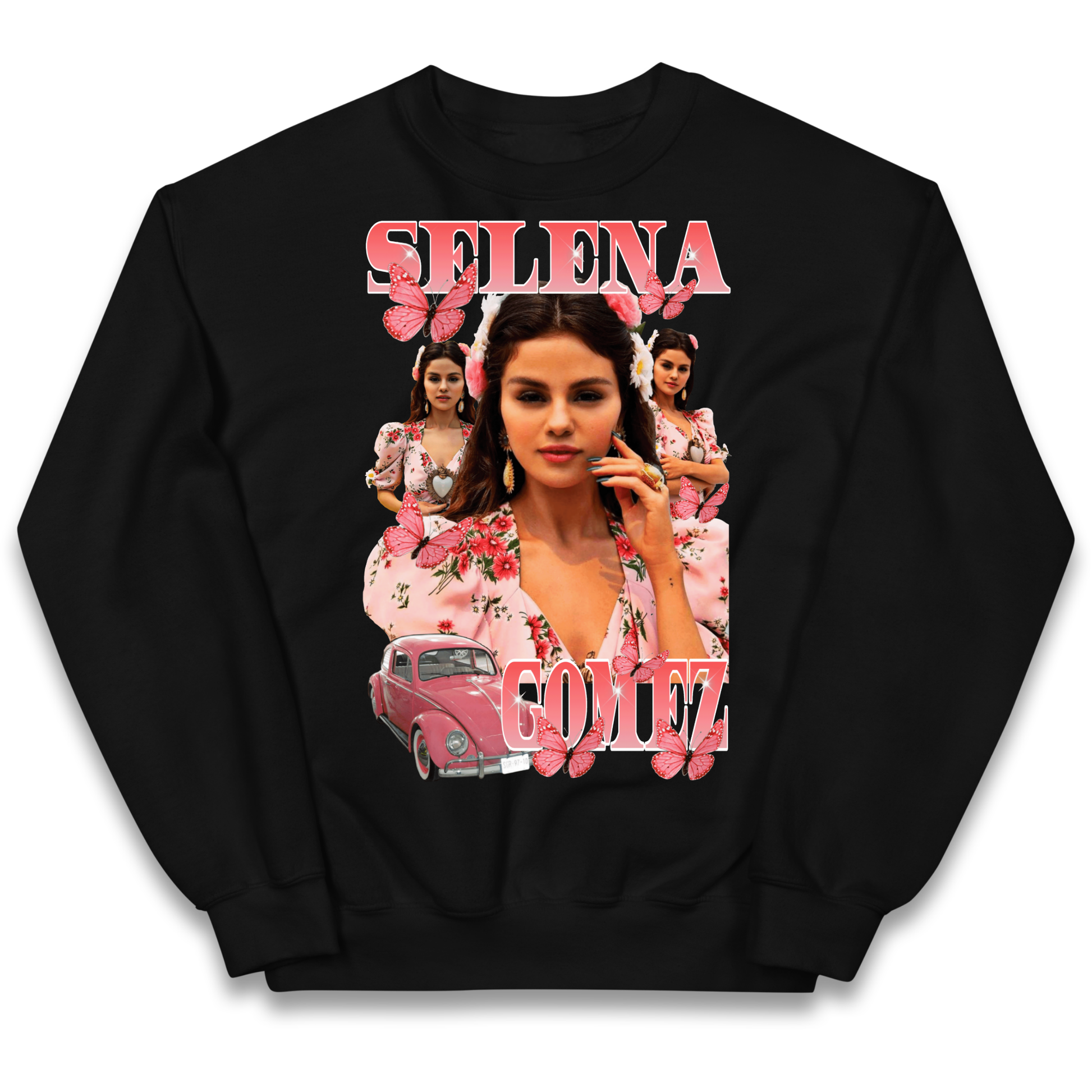 Selena Gomez Pink kids sweatshirt