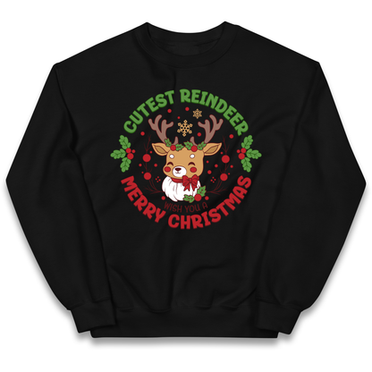 Cutest Reindeer kids sweatshirt