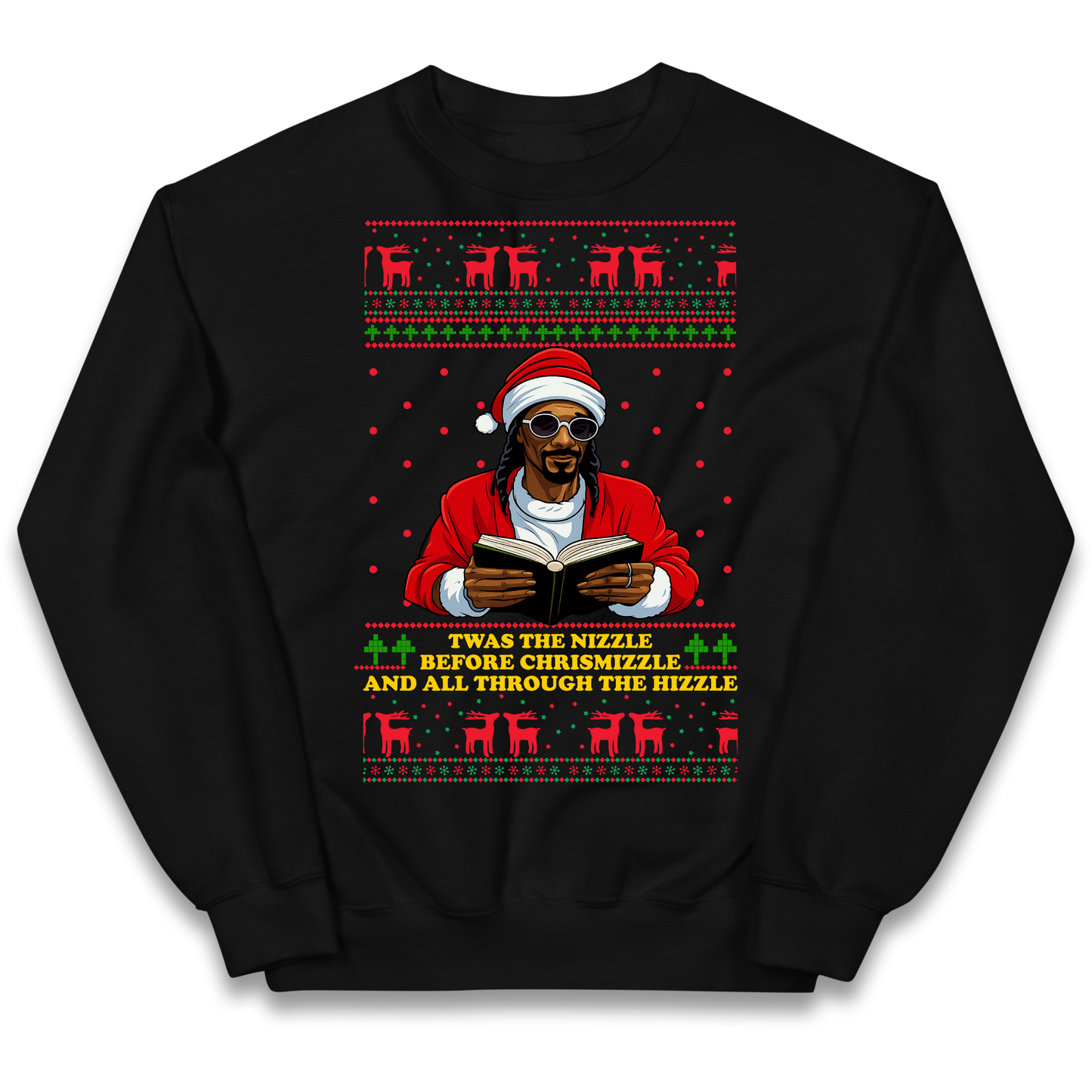 Snoop Dogg Nizzle Christmas Kids Sweatshirt