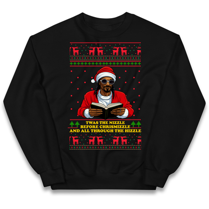 Snoop Dogg Nizzle Christmas Kids Sweatshirt