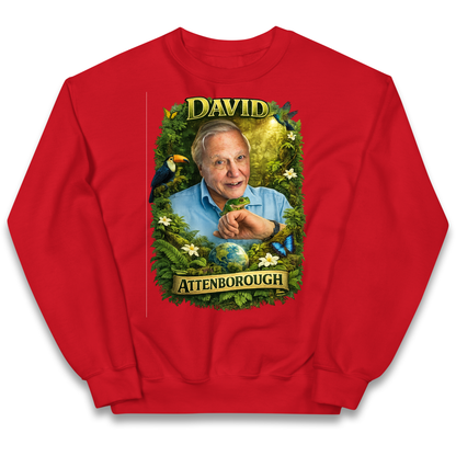 David Attenborough Kids Sweatshirt