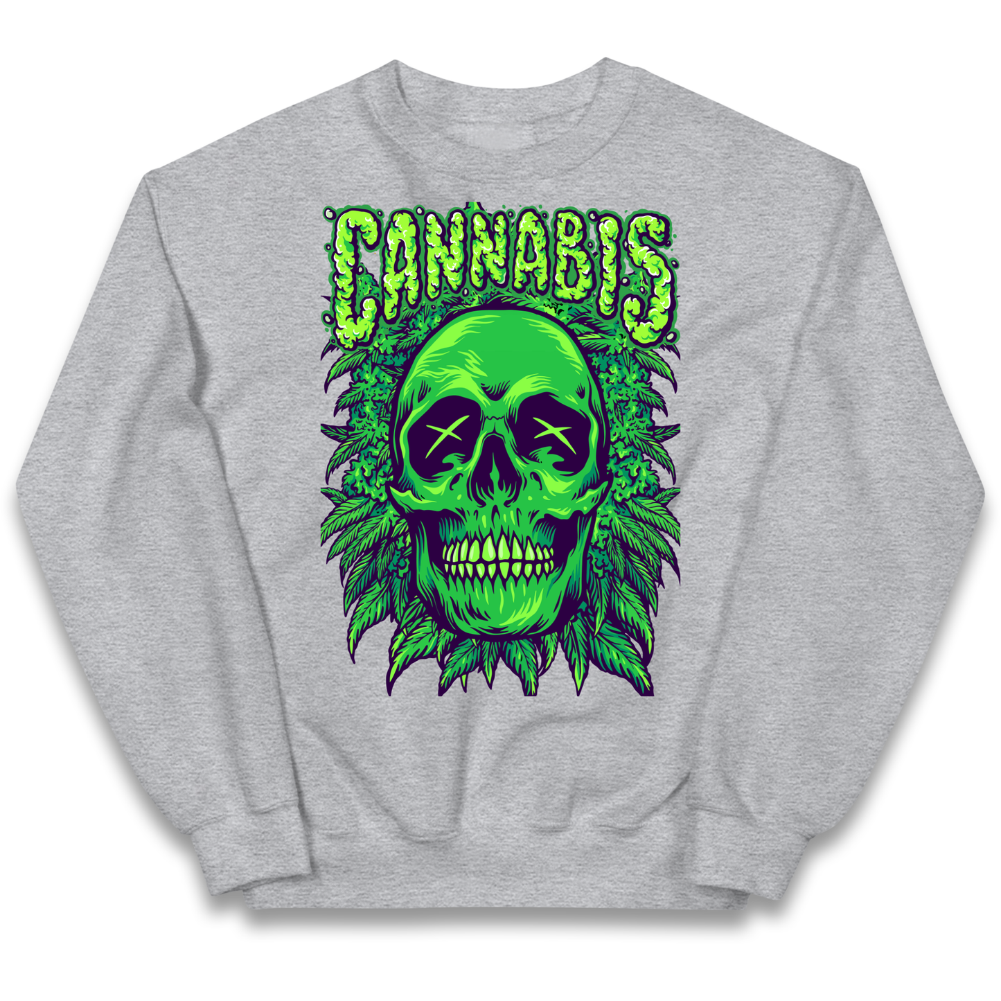 Cannabis Skull kids sweatshirt
